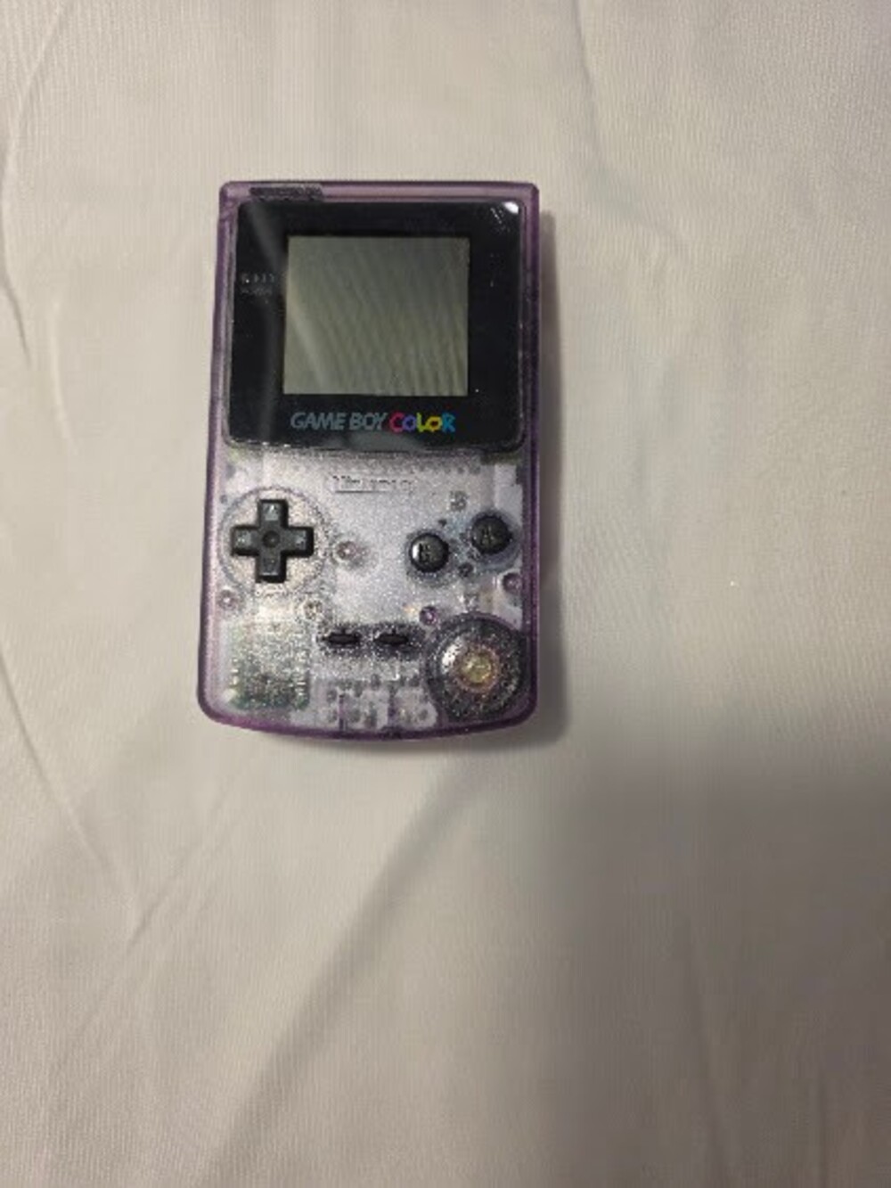 Game Boy Color handheld console clear purple Atomic Purple vintage